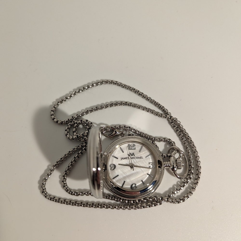 James Michael Pocket Watch On Chain